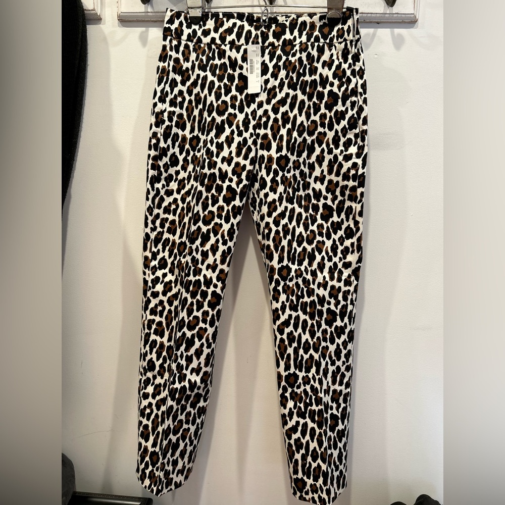 Animal/Leopard Print J Crew Remi Pants NWT